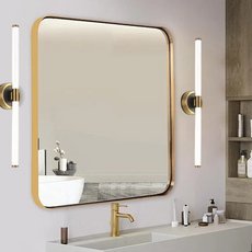Moderne Wandleuchte/Spiegelleuchte LED Metall Schwarz Badezimmer