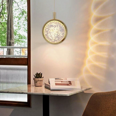 Art Deco Pendelleuchte Metall/Kristall Gold Schlafzimmer