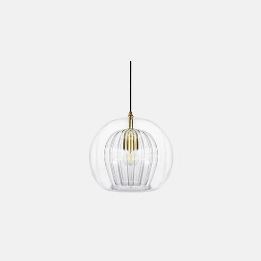 Moderne Pendelleuchte LED Glas Klar