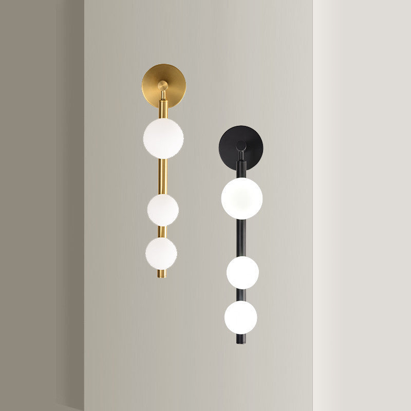 Minimalistisch Wandlampe Metall Gold Wohnzimmer
