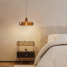 Glas Pendelleuchte für Schlafzimmer