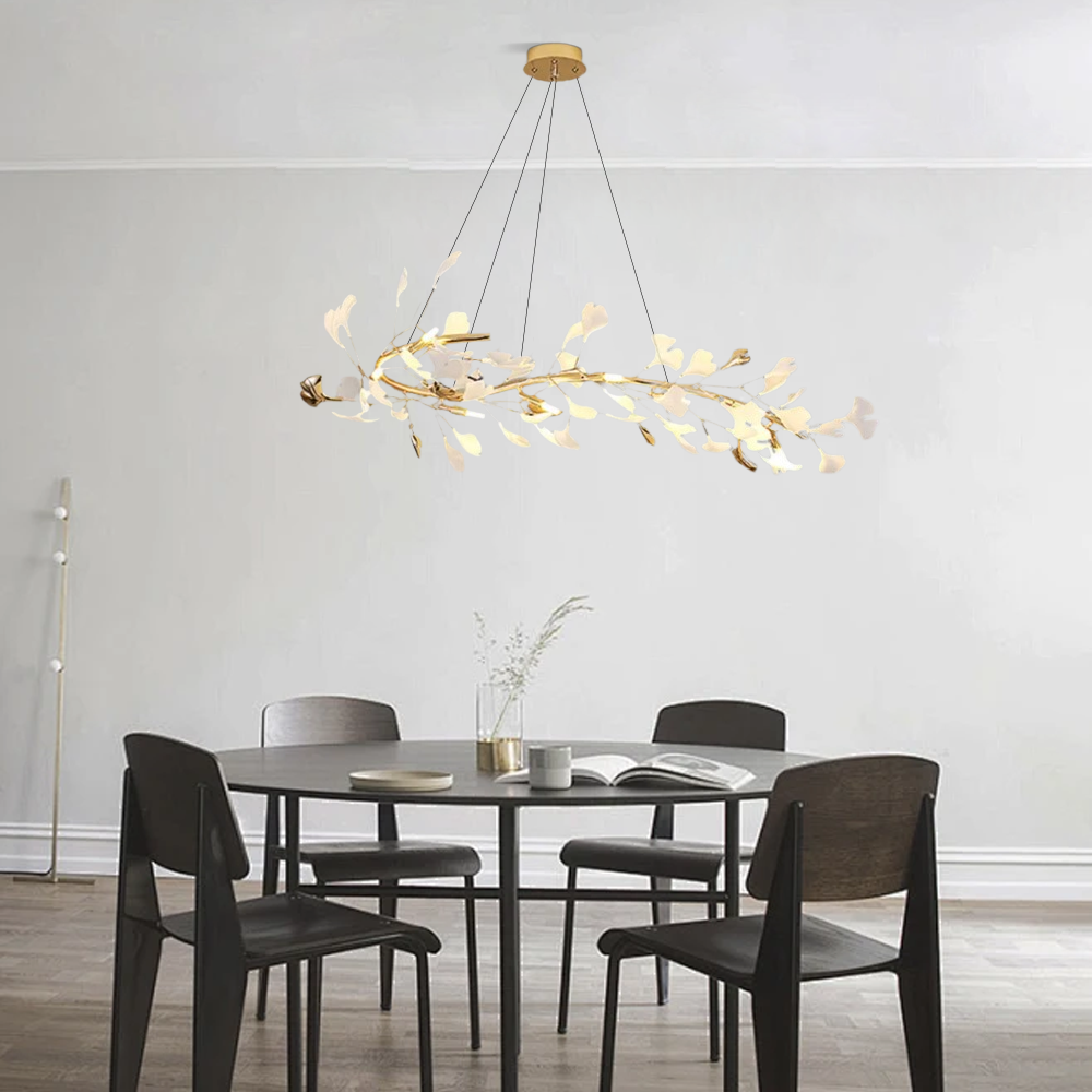 Art Deco Kronleuchter Keramik Metall Gold Wohnzimmer