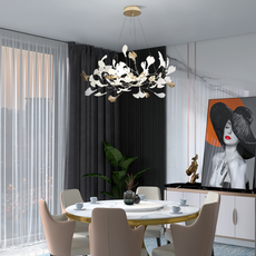Goldern Kronleuchter fürs Esszimmer