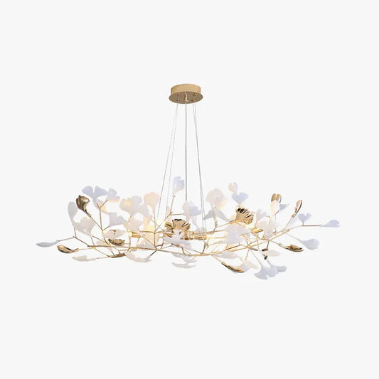 Art Deco Pendelleuchte LED Metall Weiß Esszimmer