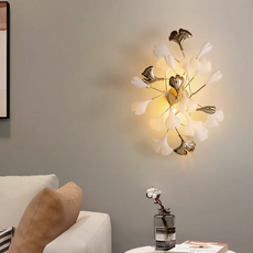 Designer Wandlampe Keramik Weiß Schlafzimmer