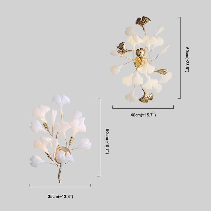 Designer Wandlampe Keramik Weiß Schlafzimmer
