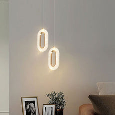 Modern Pendelleuchte Acryl Weiß Wohnzimmer