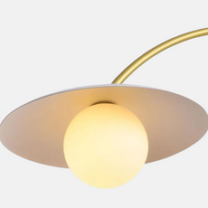 Modern Pendelleuchte LED Bogen Metall Wohnzimmer