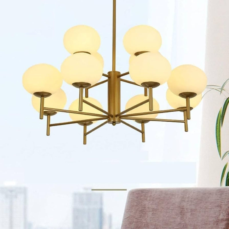 Modern Kronleuchter Metall Gold Kücheninsel