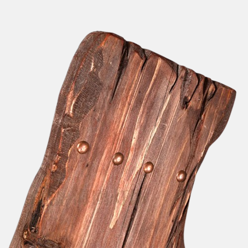 Vintage Wandleuchte Holz Metall Holz Rechteckig Kerze Wohnzimmer
