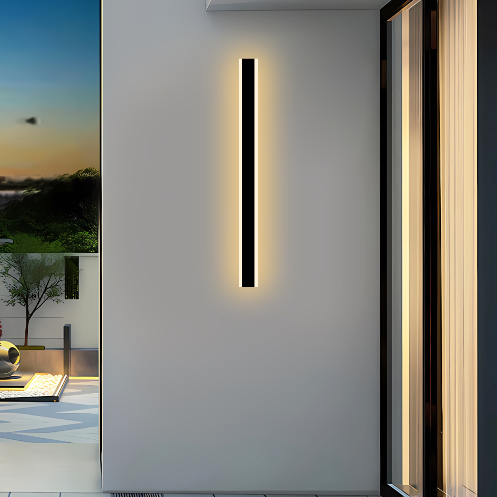 Modern Außenwandleuchte LED Linear Metall/Acryl Garten Flur