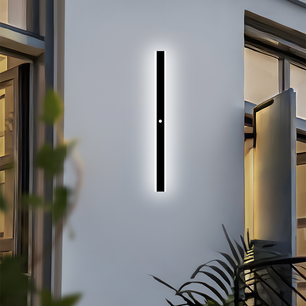 Modern Außenwandleuchte LED Linear Metall/Acryl Garten Flur