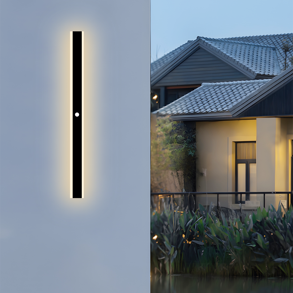 Modern Außenwandleuchte LED Linear Metall/Acryl Garten Flur