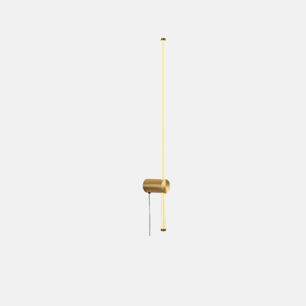 Minimalistische Wandleuchte Gold Metall Acryl Linear Kupfer Nickel Esszimmer
