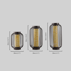 Moderne Außenlampe Schwarz Metall Laterne Hof