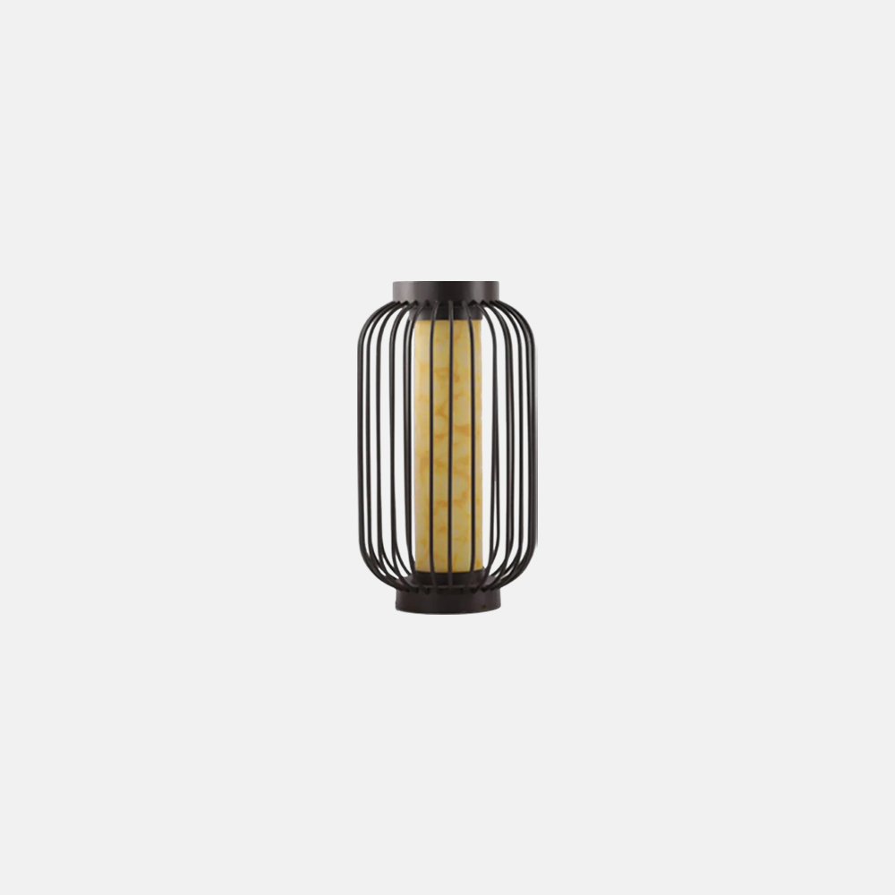 Moderne Außenlampe Schwarz Metall Laterne Hof