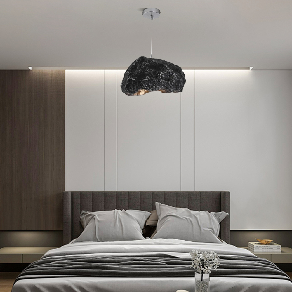 Art Deco Pendelleuchte LED kappenförmig Resin Metall Esszimmer
