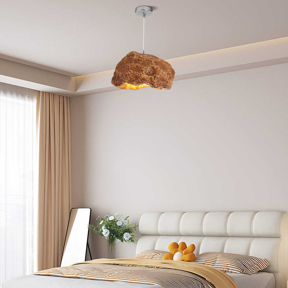 Art Deco Pendelleuchte LED kappenförmig Resin Metall Esszimmer