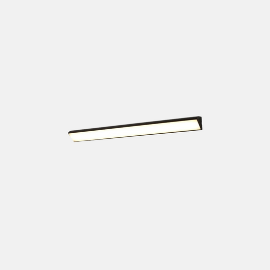 Moderne Außenwandleuchte LED Rechteckig Schwarz Metall Badzimmer/Flur/Garten