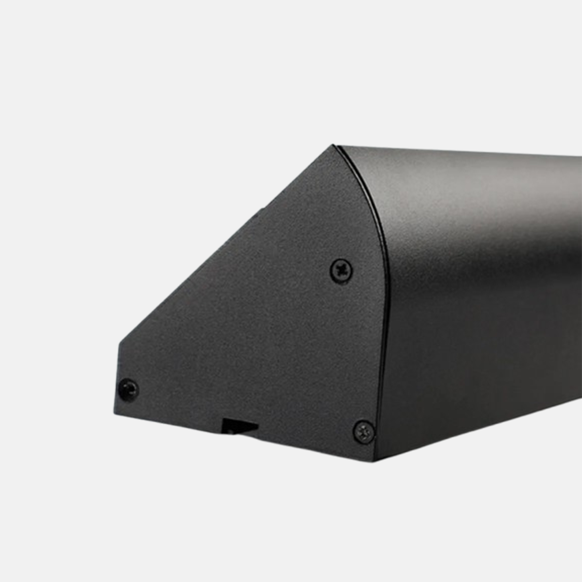 Moderne Außenwandleuchte LED Rechteckig Schwarz Metall Badzimmer/Flur/Garten