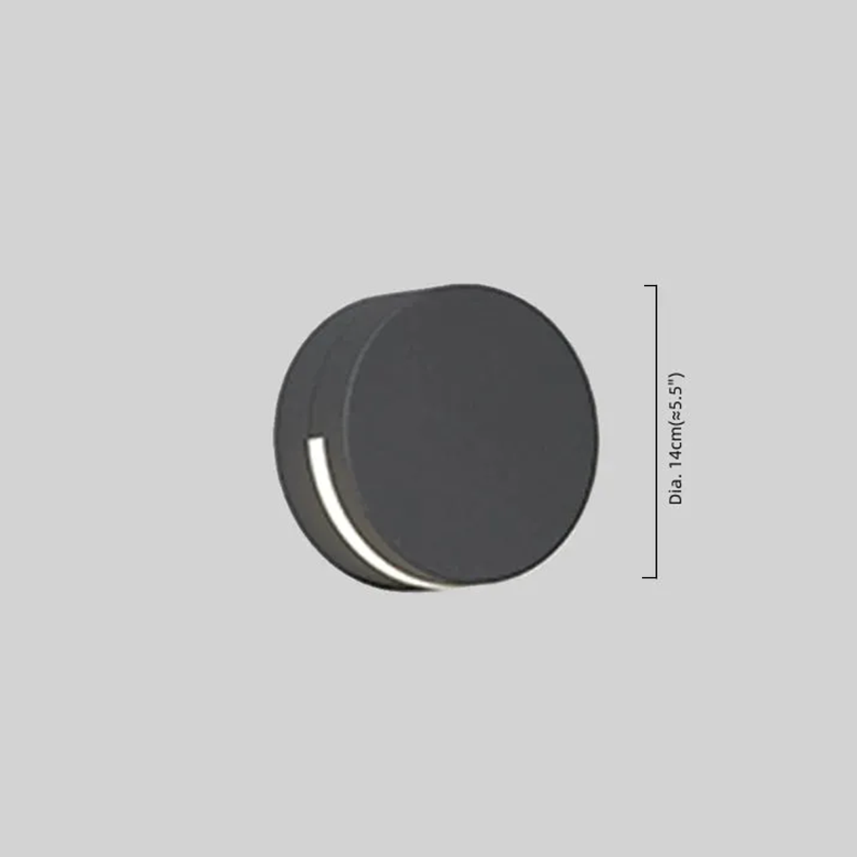 Minimalistische Außenwandleuchte LED runde Metall Flur/Garten/Hof/Treppenhause