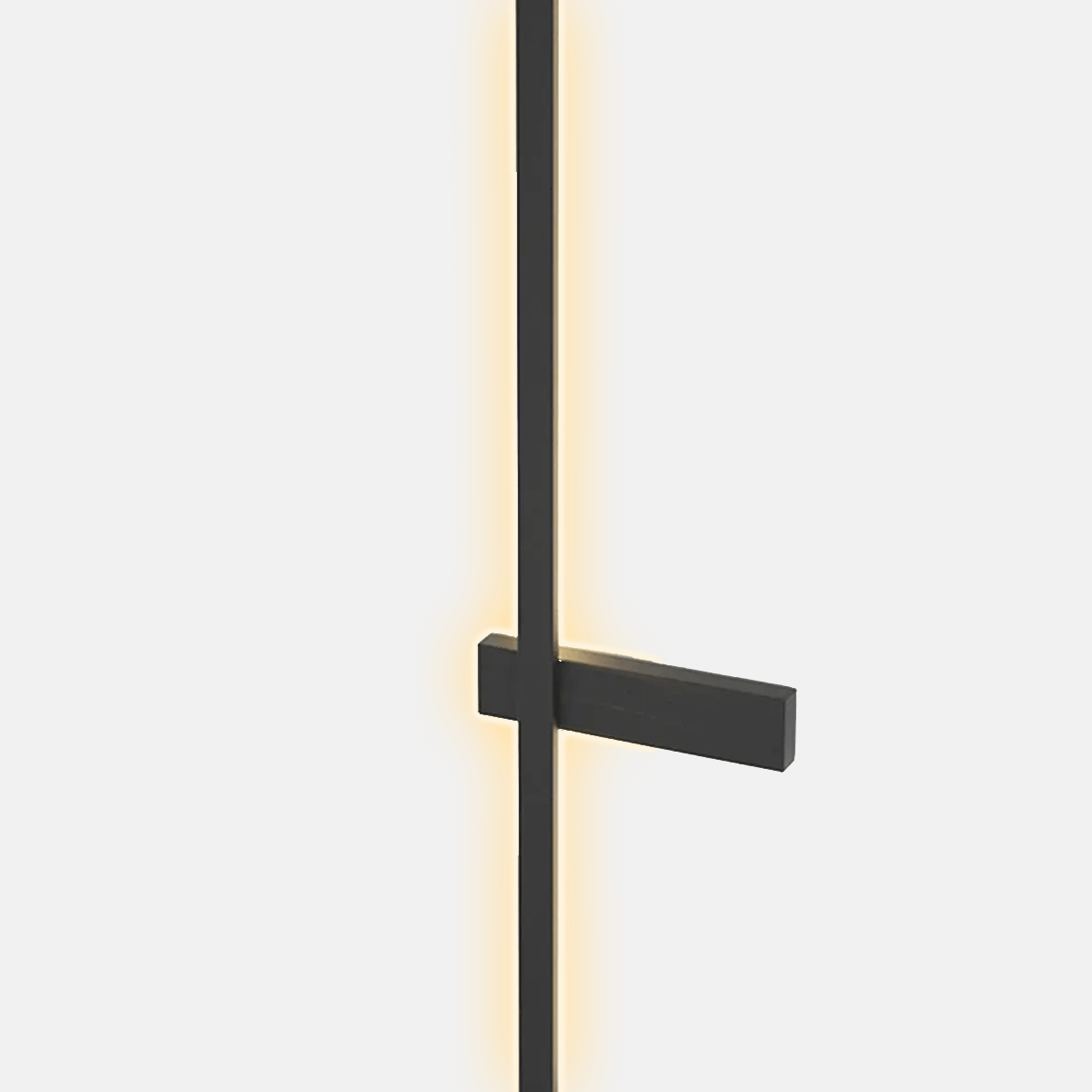 Minimalistische Außenwandleuchte LED Metall Schwarz Garten/Balkon