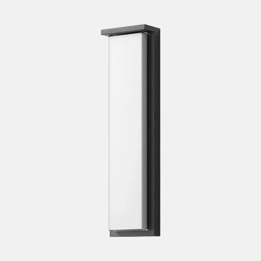 Modern Wandlampe Acryl/Metall Schwarz Garten