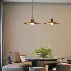 Moderne Pendelleuchte Gold Metall Hooded Wohnzimmer