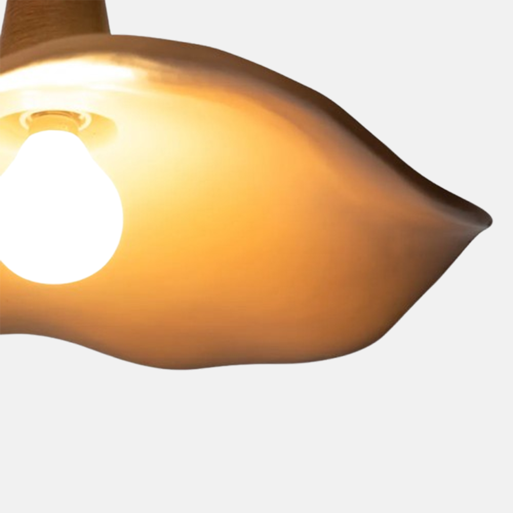 Moderne Pendelleuchte Gold Metall Hooded Wohnzimmer