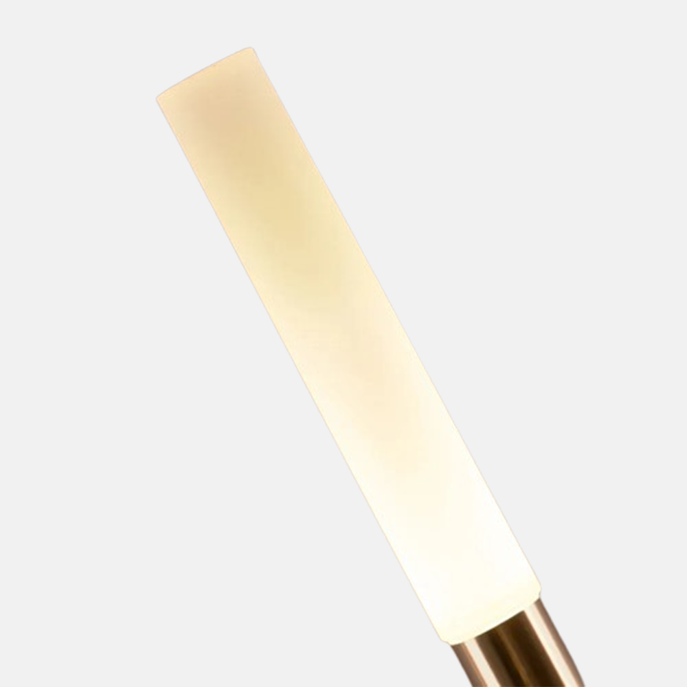 Minimalistisch Außenlsteheuchte LED Linear Schwarz Metall Garten