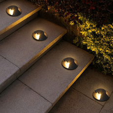 Modern Außenbodenleuchte LED Zylindrisch Schwarz Metall Solar Garten