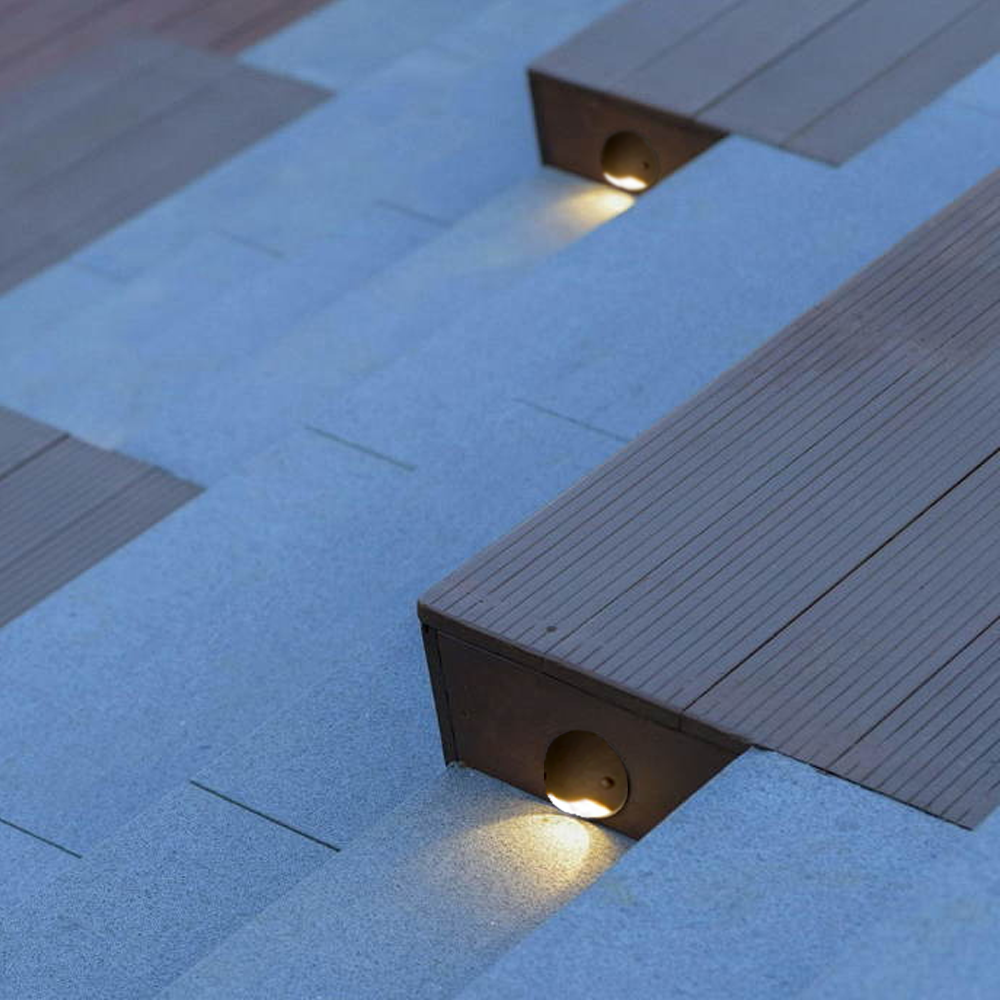 Modern Außenbodenleuchte LED Zylindrisch Schwarz Metall Solar Garten