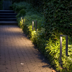 Minimalistische Außenwegeleuchte LED Rechteckig Schwarz - optimale  Beleuchtung in jeden Raum