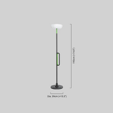 Moderne Außenleuchte LED Schwarz Metall Solar Garten