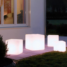 Moderne Weiße Außenleuchte Acryl Geometrisches Außenleuchte