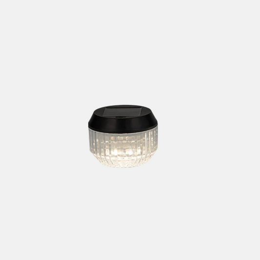 Moderne Außenleuchte LED Schwarz Acryl Solar Garten/Terrasse 