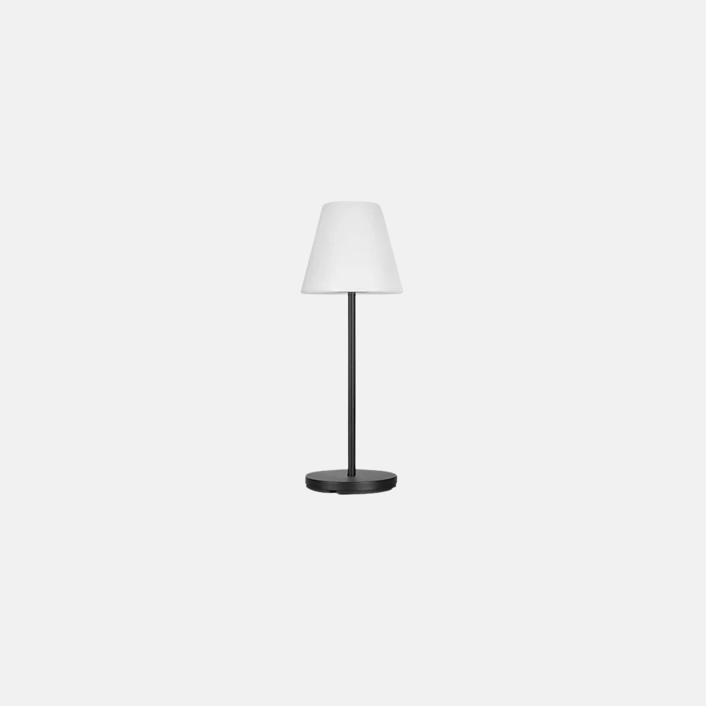 Modern Außenstehleuchte LED Kuppel Metall Schwarz Solar Garten