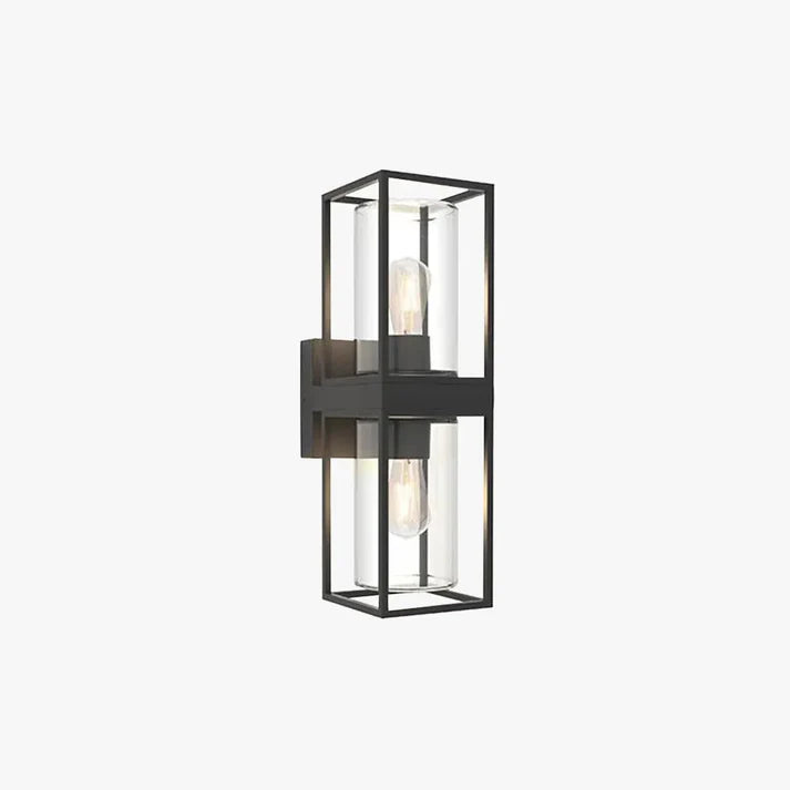 Modern Wandlampe Metall Schwarz Flur