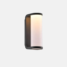 Industriell Wandlampe Metall Schwarz Flur