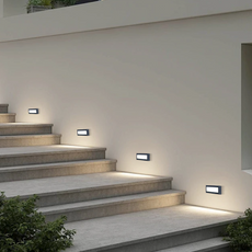 Modern Wandlampe Metall Schwarz Außen Garten-hochwertigem Metall-Langlebigkeit und Stabilität