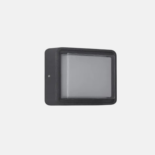 Moderne Außenleuchte  LED Geometrie Schwarz Metall Flur/Garten/Balkon