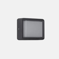 Moderne Außenleuchte  LED Geometrie Schwarz Metall Flur/Garten/Balkon