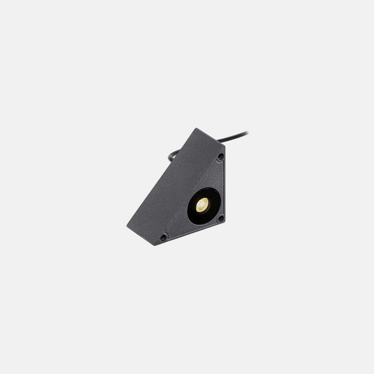 Modern Außenleuchte LED Dreieck Metall Dunkelgrau Treppenhaus