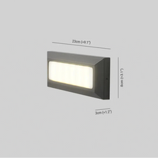 Modern Außenleuchten LED Metall Schwarz Treppenhaus