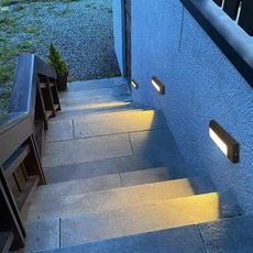 Modern Außenleuchten LED Metall Schwarz Treppenhaus