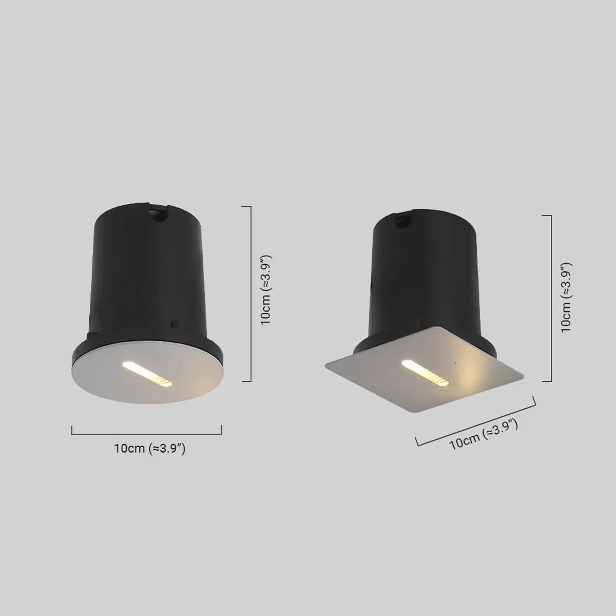 Moderne Außenwandleuchte LED Schwarz Zylindrisch Metall Flur/Terrasse/Treppenhaus
