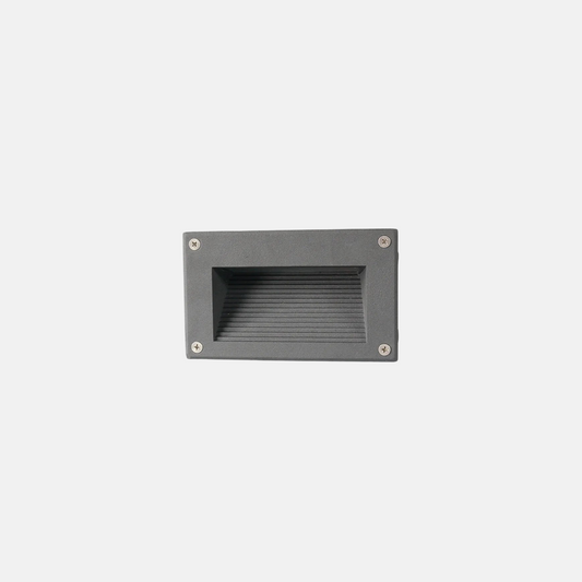 Moderne Außenwandleuchte LED Rechteckig Schwarz Senor Garten/Treppenhaus