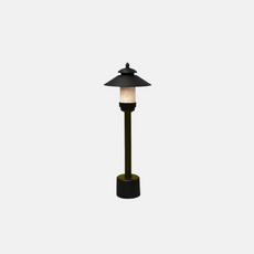  Minimalistisch Außenstehleuchte LED Schwarz Marmor Metall Garten 