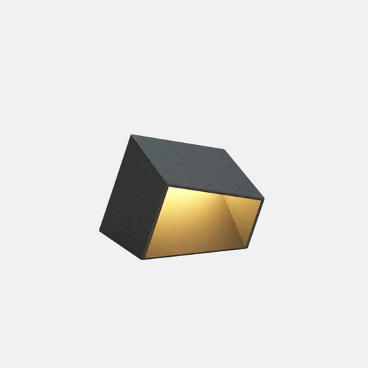  Moderne Außenleuchte LED Schwarz Metall Solar Garten/Terrasse