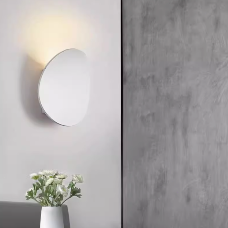 Minimalistisch Wandlampe Metall Grau korridore